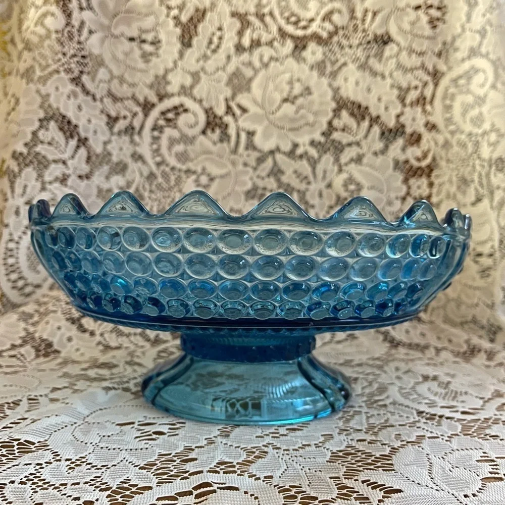 Antique Early American Pattern Glass Richards & Hartley Glass Company Bowl